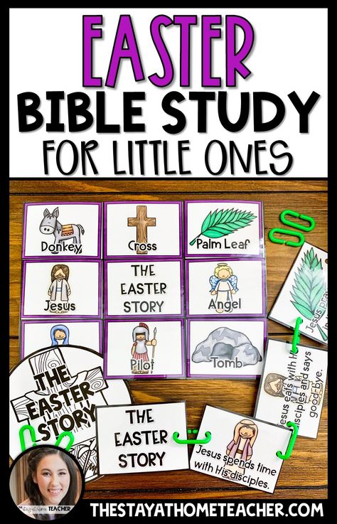 Easter For Preschoolers Jesus, Toddler Easter Sunday School Lesson, Teaching The Easter Story To Preschoolers, Easter Story For Kids Printable, Lent For Preschoolers, Easter Bible Study For Kids, Preschool Easter Sunday School Lessons, Easter Lesson Plans For Toddlers, Easter Children’s Church Lesson