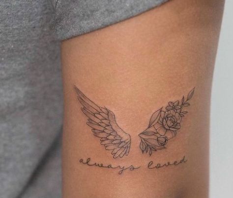 Wing Tattoo Arm, Small Wing Tattoos, Small Wings Tattoo, Angel Wings Tattoo On Back, Small Angel Wing Tattoo, Wing Tattoos On Back, Wing Tattoos, Small Wave Tattoo, Only Angel