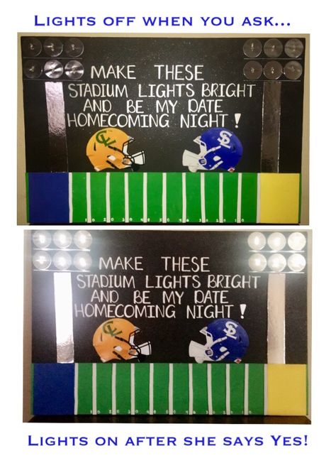 Homecoming Proposal for rival teams! Our football player asked your cheerleader!! 😂 Football Player Hoco Proposal, Cute Homecoming Proposals Football, Football Promposal For Him, Football Hoco Proposal For Guys, Football Homecoming Proposals, Hoco Proposals Ideas Football, Football Proposal, Promposal Ideas For Him, Asking To Homecoming