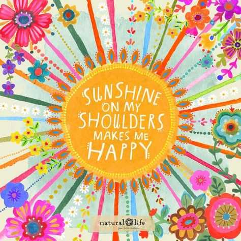 Natural Life on Instagram: “Sometimes sunshine is the best medicine! ☀️🌈🌼” Sunshine On My Shoulders, Natural Life Quotes, Sunshine Quotes, Happy Words, Natural Life, Inspirational Thoughts, You Are My Sunshine, Happy Thoughts, Quotable Quotes