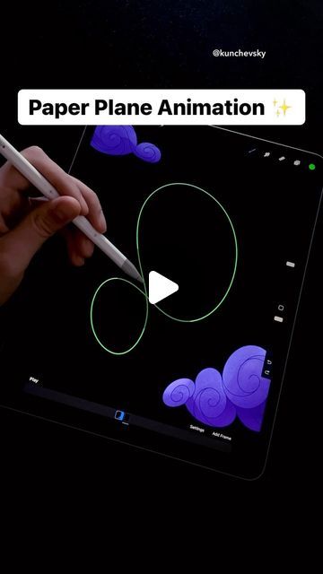 Alex Kunchevsky on Instagram: "Get my beginner-friendly Procreate course 🎨 
Link in bio ✨

#procreate #animation" Procreate Course, Easy Animation, Procreate Animation, Using Procreate, Animation Tutorial, Paper Plane, Stop Motion, Link In Bio, Motion