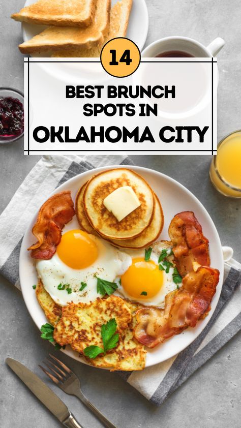 Best Brunch Spots in Oklahoma City Oklahoma City Restaurants, Best Breakfast Sandwich, Weekday Breakfast, Girls Brunch, Brunch Places, Healthy Restaurant, Brunch Restaurants, Oklahoma City Oklahoma, Casual Restaurants