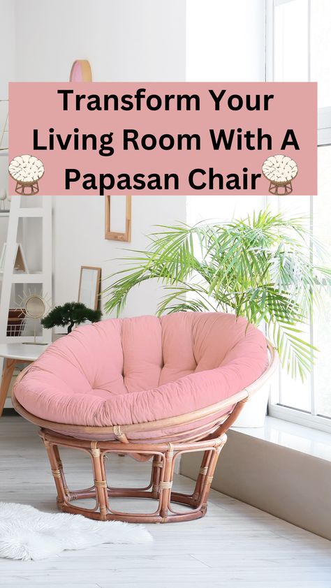 "Revamp your living room in style with a cozy papasan chair! Perfect for creating a cozy reading nook or a relaxing spot to unwind after a long day, these chairs add a touch of warmth and comfort to any space. Choose from a range of vibrant colors and patterns to complement your decor and create a space that reflects your unique style. Transform your living room into a tranquil oasis with a papasan chair – shop now!" #papasanchair #papasan Papasan Chair Living Room, Family Look, Papasan Chair, Cozy Reading Nook, Cozy Reading, Shop Chair, Reading Nook, Living Room Chairs, Nook