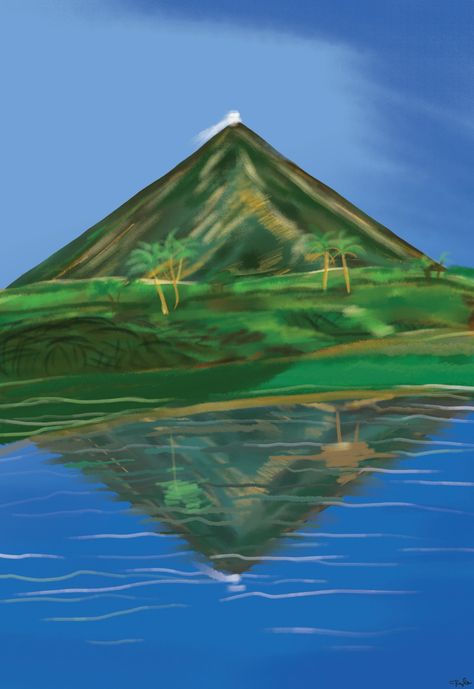 Philippines Painting Easy, Mt Mayon Philippines, Philippines Painting, Poster Filipino, Mt Mayon, Philippine Culture, Filipino Fashion, Philippine Art, Philippines Culture