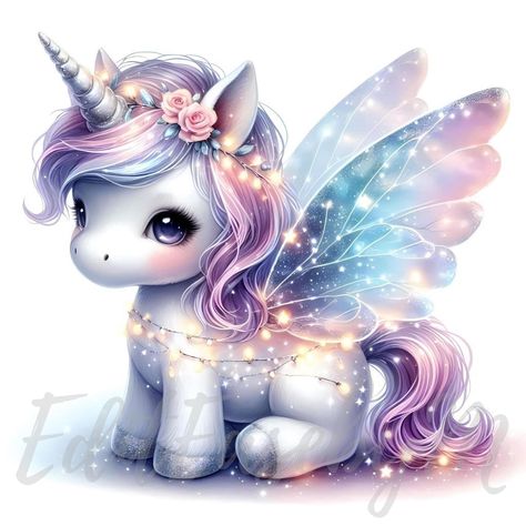 Light Fairy, Unicorn Images, Unicorn Clipart, Unicorns Clipart, Christmas Unicorn, Baby Unicorn, Unicorn Art, Animal Clipart, Holiday Art