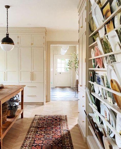 Brittany Sydnor on Instagram: "The first time we walked through #colonialreformation it was clear that the kitchen would need to be relocated. It was dark and a bit isolated from the living spaces. We chose the existing side porch for its east-facing light, generous footprint and close proximity to the living room. From there, adding a connecting mudroom and pantry seemed like a no-brainer with the driveway just beyond the back door. Still things to do in here, but feeling good about moving day East Facing Kitchen, Mudroom And Pantry, Pantry Room, Side Porch, Close Proximity, Back Door, Moving Day, Back Doors, Feeling Good