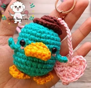 PATRONES AMIGURUMI GRATIS: PATRON GRATIS PERRY EL ORNITORRINCO | AMIGURUMI 66987 Phineas Y Ferb, Model Hair, Crochet Ideas, Amigurumi, Internet, Crochet, Art