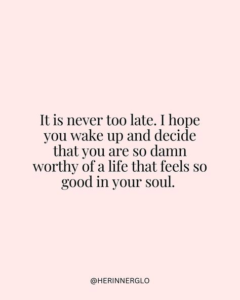 ✨This is your reminder: your past does not define you. The moment you DECIDE is the moment everything shifts. You have the power to become the woman you’ve been dreaming of—right now, today, no permission needed.❤️ If you’re ready to go ALL IN on your next-level self, my Inner Glow Up Workbook is your guide to getting there. It’s time to rewrite your story, create those unshakable habits, and step into the version of you who’s done playing small. ✅Comment “WORKBOOK” & I’ll pop the 🔗 i... One Mistake Does Not Define You, Your Past Does Not Define You, Glow Up Era, Era Quotes, Rewrite Your Story, One Mistake, Inner Glow, Never Too Late, Ready To Go