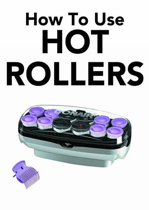 how to section hot rollers - Curl that hair, girl!  #hotrollers #hair #hairtutorials #howto #hairtutorial #curls #haircurls How To Use Conair Hot Rollers, How To Place Hair Rollers, How To Use Hot Rollers For Long Hair, How To Use Curlers Rollers, Curlers How To Use, How To Use Hot Rollers, Hot Rollers Short Hair, Hot Roller Tips, Hot Rollers For Long Hair