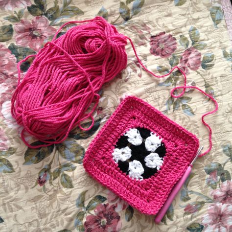 Hello! This is my first post using Wordpress. I’ve moved over from Blogger for a few reasons. I’ve been kicking around the idea for awhile and finally decided to make the move. If you s… Crochet Soccer Ball, Crochet Soccer, Crochet Farmhouse, Frock Pattern, Crochet Granny Square Tutorial, Coaster Ideas, Coaster Pattern, Advanced Crochet, Square Stitch