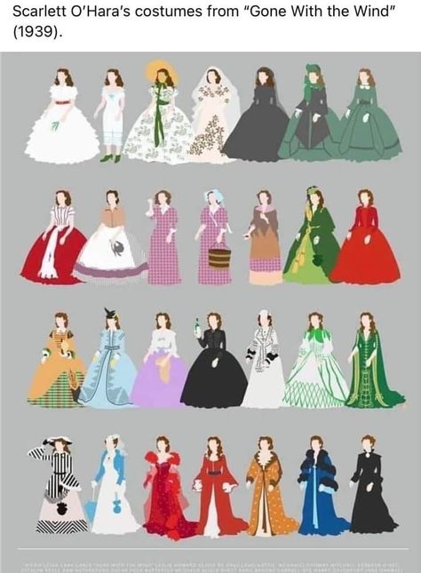 Gone With The Wind Dresses, Movie Fashion Outfits, Scarlett O'hara, Vivien Leigh, Theatre Life, Old Hollywood Stars, Go To Movies, Fashion Organization, Movie Costumes