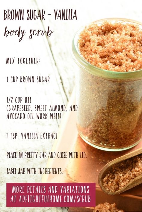 This is one of the simplest #diy body scrub recipes you'll ever make. The best part is, you likely have all the ingredients in your kitchen right now.   Makes a great gift. Body Scrub Recipes, Diy Body Scrub Recipes, Diy Sugar Scrub Recipe, Body Scrub Recipe, Sugar Scrub Homemade, Scrub Corpo, Homemade Scrub, Sugar Scrub Recipe, Diy Body Scrub