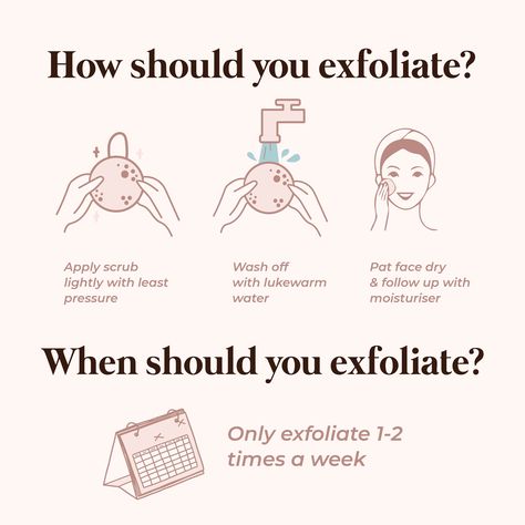 Exfoliate Body How To, How Often To Exfoliate Face, How To Exfoliate Face At Home, How To Exfoliate, How To Exfoliate Face, Exfoliation Tips, Skincare Template, Exfoliation Benefits, Goals Board