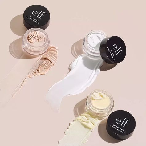 e.l.f. Cosmetics Luminous Putty Primer Review | POPSUGAR Beauty Matte Putty Primer, Putty Primer, Flawless Foundation, Elf Cosmetics, Elf Makeup, Favorite Makeup Products, How To Apply Foundation, Skin Prep, Eyeshadow Primer