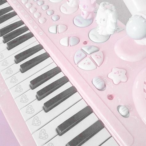 Pink + Core + Aesthetic, Pink Piano, Kpop Coquette, Selfcare Motivation, Pink Music, Soft Pink Theme, Baby Pink Aesthetic, Kawaii Core, Pastel Pink Aesthetic