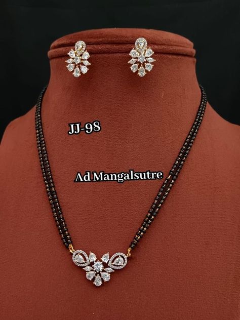 Double Chain Mangalsutra Gold, Polki Mangalsutra, Toy Net, Temple Jewellery Earrings, Mangalsutra Chain, Bridal Wardrobe, Simple Gold Earrings, Mangalsutra Design, Gold Jewels Design