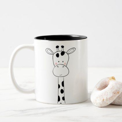 Mug Ideas, Giraffe Mug, Diy Keramik, Giraffe Illustration, Quilt Size Chart, Custom Travel Mugs, Modern Mugs, Diy Mugs, Pottery Painting Designs