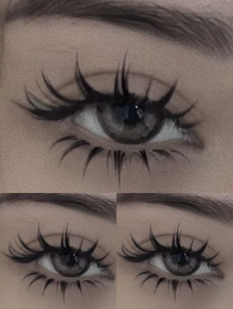 1d Lashes, Celebrity Shifting, Butterfly Eyelashes, Butterfly Lashes, Dramatic Eyelashes, Lash Ideas, Big Eyelashes, Maquillage Yeux Cut Crease, Bottom Eyelashes