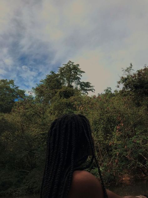 Annabeth Chase, The Sky, A Woman, Braids, Trees, Water, Black, Plaits