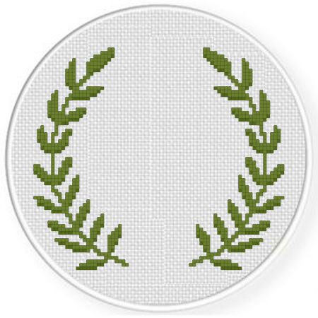 Vine Cross Stitch Pattern, Floral Wreath Cross Stitch Pattern Free, Cross Stitch Leaf Pattern, Cross Stitch Leaf, Leaf Cross Stitch Pattern, Cross Stitch Wreath, Leaf Cross Stitch, Stitch Illustration, Cat Cross Stitch Charts