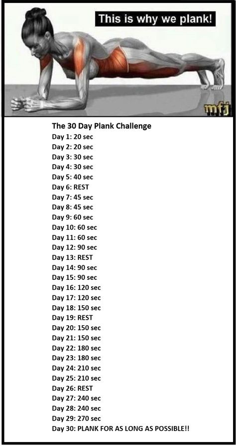 Plank Challenge 7 Days, Plank Challenge 30 Day, Planking Challenge, Exercise To Reduce Hips, Gym Workout Apps, 30 Day Plank, 30 Day Plank Challenge, Calorie Workout, Workout Program Gym