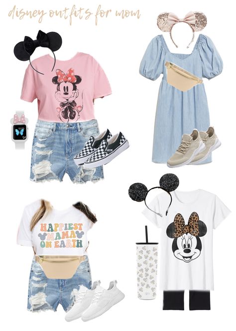 Disney Bounding Plus Size Outfit Ideas, Disneyland Paris Summer Outfit, Sibling Disney Outfits, Disney Mom Aesthetic, Pastel Disney Outfit, Disney World Birthday Outfit, Disney Summer Outfits Women, Adult Disney Outfits For Women, Disney Mom Outfit