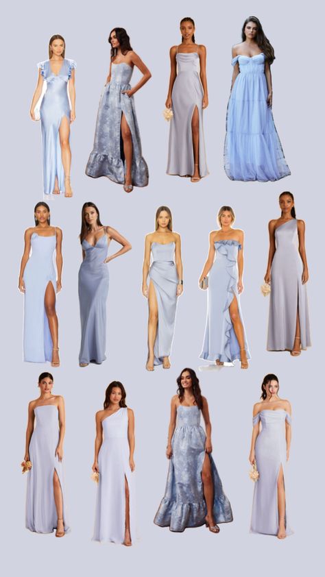 Periwinkle bridesmaid dresses Periwinkle Bridesmaid, Periwinkle Bridesmaid Dresses, Periwinkle Dress, Wedding Inspo, Big Day, Bridesmaid Dresses, Dresses