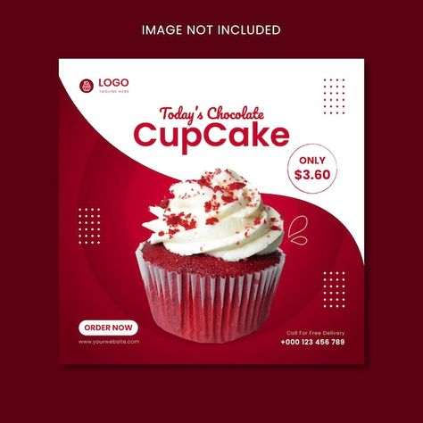 Cupcake Graphic Design, Sweet Poster Design, Chocolate Poster Design Ideas, Cupcake Advertisement, Cake Social Media Design, Cupcake Poster Design, Chocolate Poster Design, Cake Graphic Design, Cake Poster Design