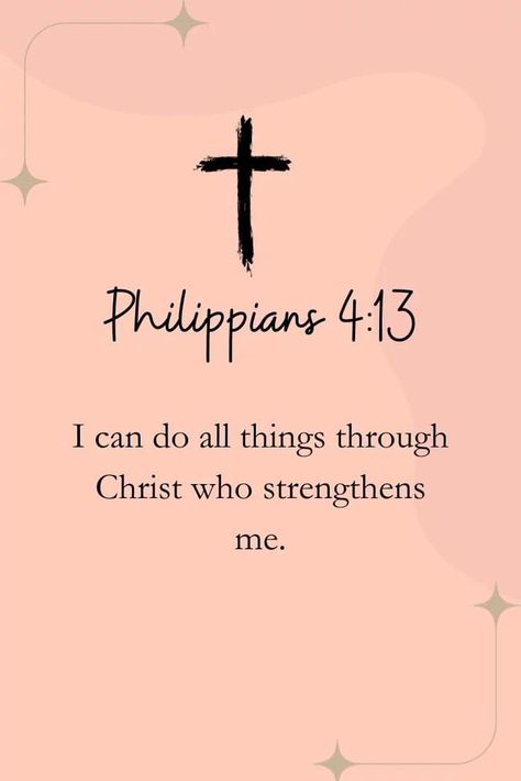 #FaithJourney #ICanDoAllThingsThroughChrist #Godisgood #myfavoriteverse Christian Verses Strength, Popular Bible Verse Tattoos, Inspiring Verses Bible, Best Bible Verses For Faith, Powerful Bible Verses For Women, Bible Verses For Faith, Uplifting Bible Quotes, Verses For Strength, Bible Verses For Strength