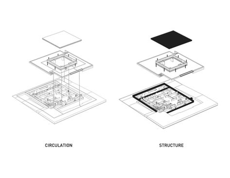 Mies Van Der Rohe Plan, Section Elevation, Barcelona Pavilion, Museum Plan, Section Drawing, Elevation Drawing, Ludwig Mies Van Der Rohe, Site Map, Oscar Niemeyer