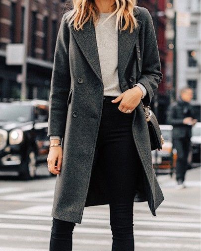 Turtleneck Coat, Washington Dc Fashion, Winter Coat Outfits, Gray Wool Coat, Trench Coat Outfit, Outfit Travel, Style Basics, Lifestyle Blogs, Coat Outfit