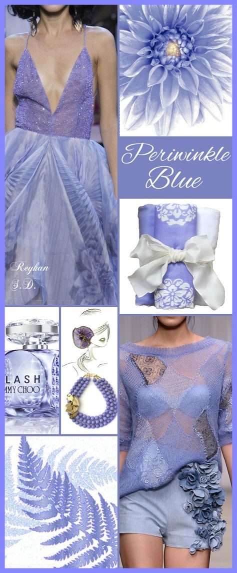 Periwinkle Kitchen, Periwinkle Colour, Periwinkle Cottage, Color Boards, Periwinkle Color, Mood Colors, Color Collage, Color Season, Beautiful Collage