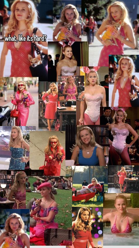 Elle woods Legally Blonde Elle Woods Outfit, Elle Woods Jewelry, Ell Woods Outfit, Elle Woods Outfit Legally Blonde, Legally Blonde Fashion, El Woods Legally Blonde Costume, Elle Woods Haircut, Elle Woods Hairstyles, Elle Woods Bedroom