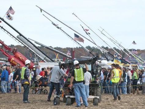 Punkin Chunkin, the renowned, rowdy festival that has teams competing to fling pumpkins the farthest, will return to western Sussex County Nov. 4 to Nov. 6 after a two-year absence, organizers announced Saturday. Punkin Chunkin, Air Cannon, Back In Business, Pumpkin Festival, Small Wonder, Nov 6, Delaware, Night Life, Pumpkins