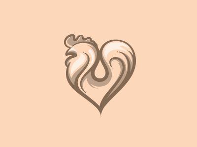 Rooster Love by Jelica Jeremić on Dribbble Rooster Memorial Tattoo, Small Rooster Tattoo For Women, Cute Chicken Tattoo Ideas, Simple Chicken Tattoos For Women, Papaw Tattoo, Rooster Tattoo For Women, Cute Chicken Tattoo, Small Chicken Tattoo, Rooster Tattoo Design