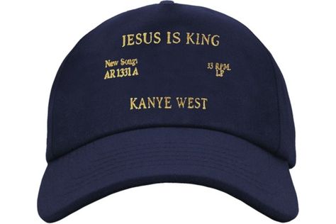 Kanye Merch, Jesus Is King Kanye, Vinyl Hat, Kids See Ghosts, King Hat, Jesus Is King, King Jesus, Panel Hat, Winter Hats Beanie