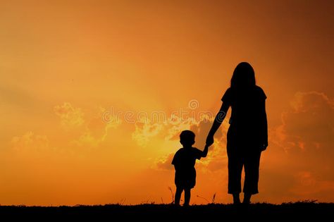 A mother and son playing outdoors at sunset silhouette. Silhouette of a mother a , #AFF, #playing, #son, #mother, #outdoors, #Silhouette #ad Mother Son Silhouette, Mom And Son Silhouette, Mother And Son Picture Ideas, Mother And Son Images, Mother And Son Silhouette, Mother And Son Art, Mother Silhouette, Walking Silhouette, Motherhood Illustration