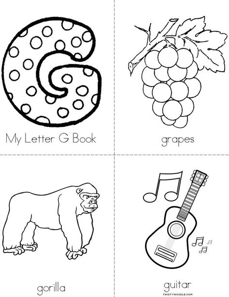 Letter G Activities For Toddlers, G Preschool Activities, Letter G Preschool Activities, G Activities For Preschool, Letter G Craft, Letter G Crafts, Letter G Activities, Book Worksheet, Grandma House