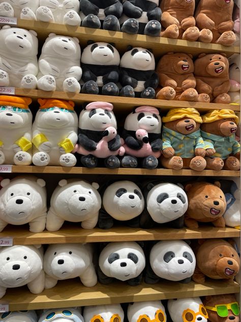 We Bare Bears Stuff Toy, Quran Journaling, Bear Cup, Best Baby Toys, Stationery Obsession, Cute Squishies, We Bear, Diy Wood Signs, We Bare Bears