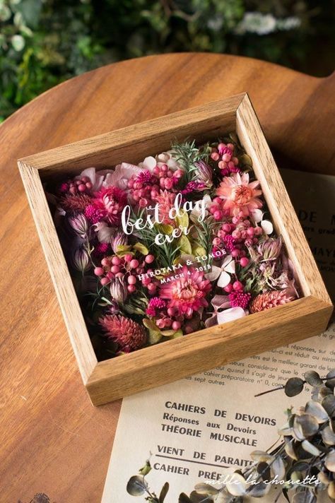 Alice Rose, Dried Flowers Diy, Diy Fleur, Flower Box Gift, Bouquet Preservation, Deco Floral, Wedding Keepsakes, How To Preserve Flowers, Flower Boxes