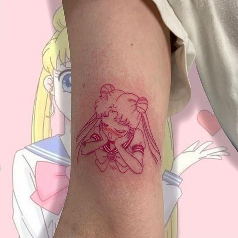 22 Tattoo, Floral Thigh Tattoos, Sailor Moon Tattoo, Cute Tats, Black Girls With Tattoos, Anime Tattoo, Delicate Tattoo, Cute Little Tattoos, Weird Tattoos