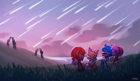 Sonic Frontiers, Knuckles The Echidna, Sonic Heroes, Sonic And Amy, Blue Hedgehog, Sonic Franchise, Sonic 3, Hedgehog Art, Sonic Adventure