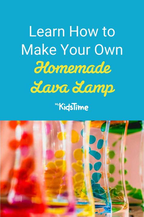 Learn How to Make an Easy Homemade Lava Lamp How To Make A Lava Lamp, Lava Lamp Experiment, Homemade Lava Lamp, Make A Lava Lamp, Floating Bubbles, Discovery Bottles, Alka Seltzer, Stem Ideas, Indoor Ideas