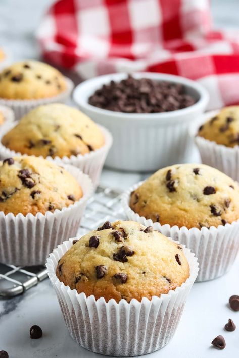 Easy Chocolate Chip Muffin Recipe, Gluten Free Chocolate Chip Muffins, Chocolate Chip Cookies Easy, Best Chocolate Chip Muffins, Chocolate Chip Muffins Easy, Mini Chocolate Chip Muffins, Zucchini Chocolate Chip Muffins, Cookies Chocolate Chip, Bars Chocolate