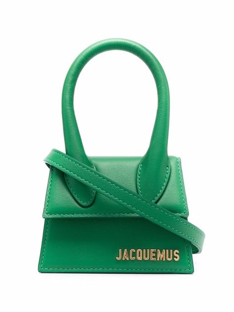 Jacquemus Le Chiquito, Mini Hand Bag, Jacquemus Bag, Structured Top, Black Leather Top, Givency Antigona Bag, Mini Bags, Jil Sander, Green Bag