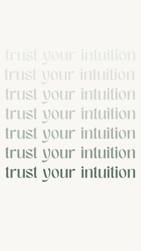 Trust Your Intuition Wallpaper, Intuition Aesthetic, Intuition Wallpaper, Trust Intuition, Intuition Quotes, Healing Era, Trust Your Intuition, Life Vision, Spiritual Living