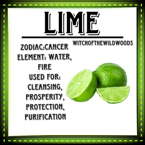 WitchOfTheWildWoods Lime Witchcraft, Lime Magical Properties, Herbal Correspondences, Herbs Properties, Kitchen Witchcraft, Hearth Witch, Winter Solstice Celebration, Moon Milk, Solstice Celebration