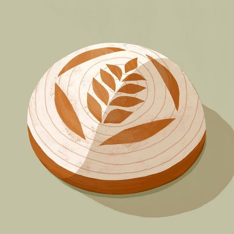 Family Meal on Instagram: “A little loaf of sourdough for the budding bread-bakers among us. 🍞 This traditional round shape is called a boule, which means “ball” in…” Sourdough Bread Illustration, Sourdough Bread Drawing, Sourdough Illustration, Bread Illustration, Bread Logo, Round Bread, Bread Shaping, Bread Baker, Pen Pals