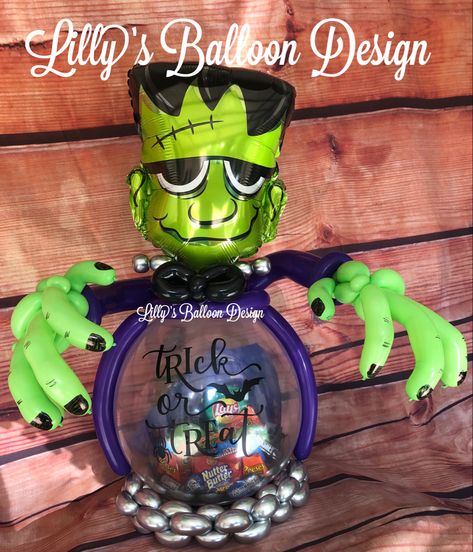 Festa Hotel Transylvania, Spooky Balloons, Halloween Balloons Decorations, Stuffed Balloons, Candy Balloons, Balloon Bouquet Diy, Halloween Balloon, Qualatex Balloons, Balloon Crafts