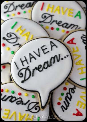 I Have A Dream Speech, Sugar Cookie Designs, History For Kids, Kings Day, Creative Cookies, Martin Luther King Day, I Have A Dream, Cookie Art, Cookie Designs